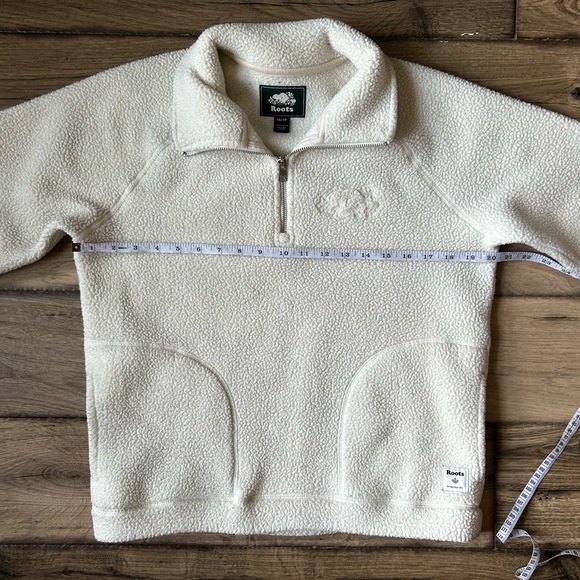 Roots oharra sherpa cream pullover - Picture 6 of 7